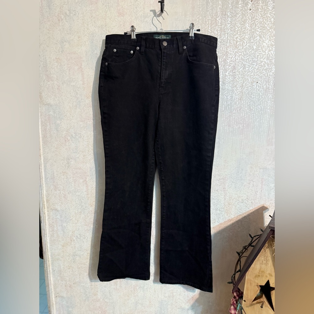 Ralph Lauren Black Boot Cut Jeans
